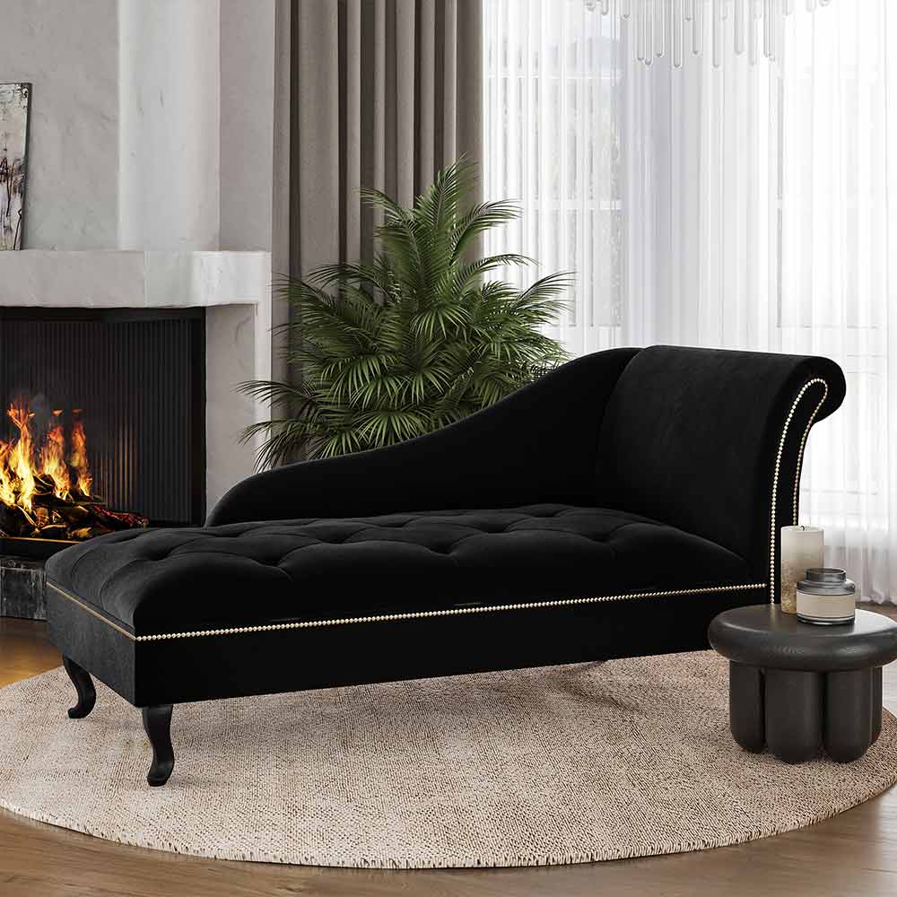 Memphis Velvet Chaise Lounge