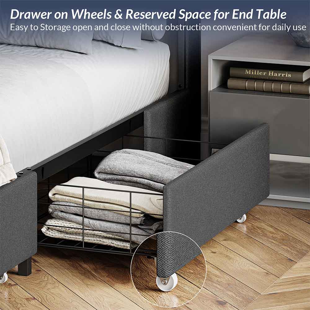 Century Bed with Drawer