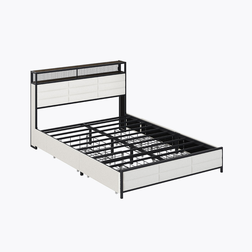 Century Bed with Drawer