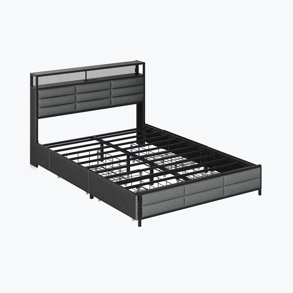 Century Bed with Drawer