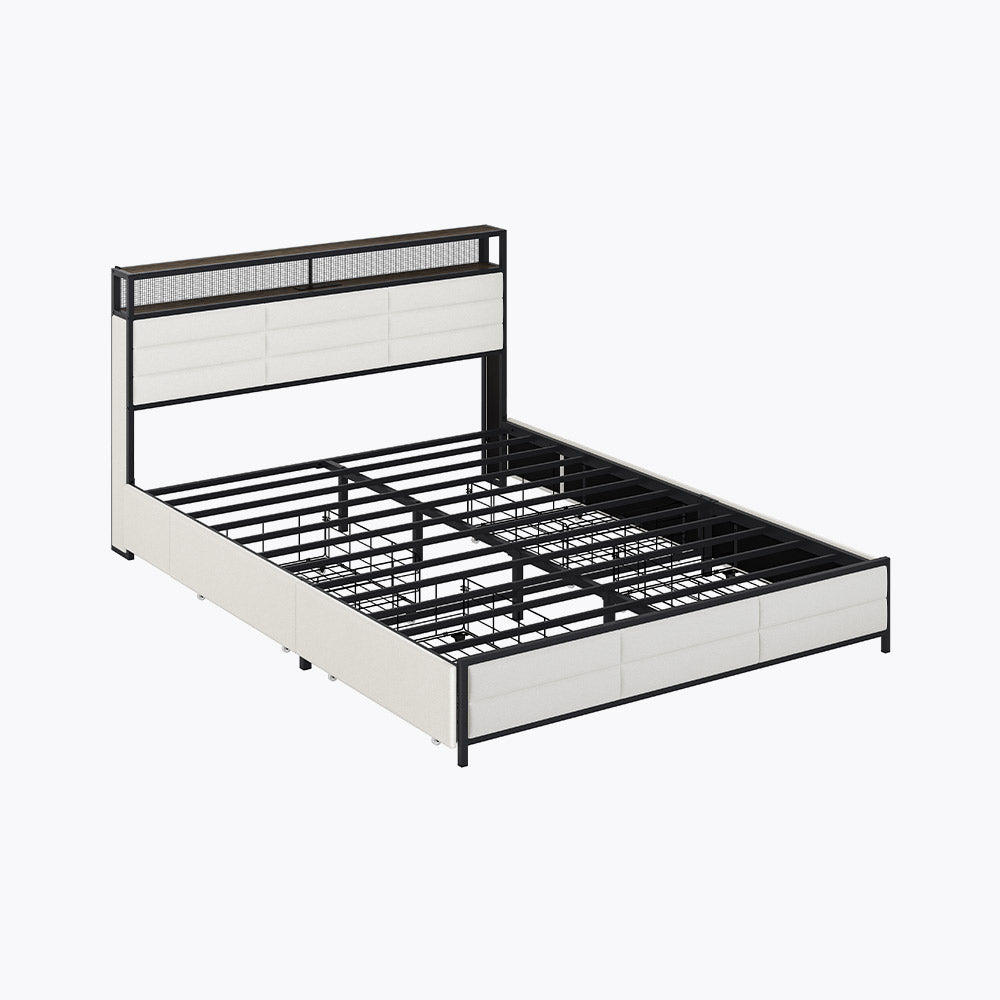 Century Bed with Drawer