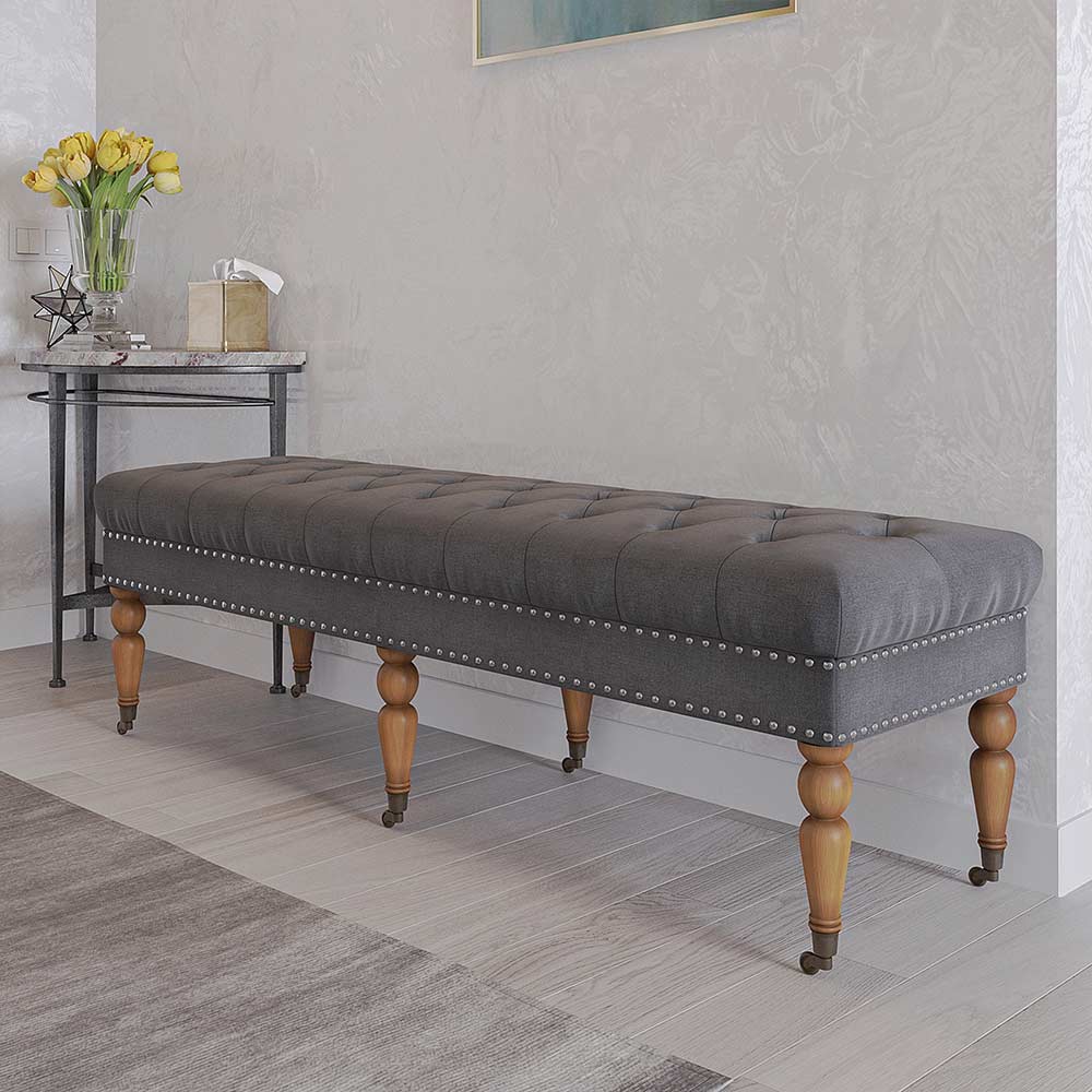 Brooke Tufted Ottoman Bench