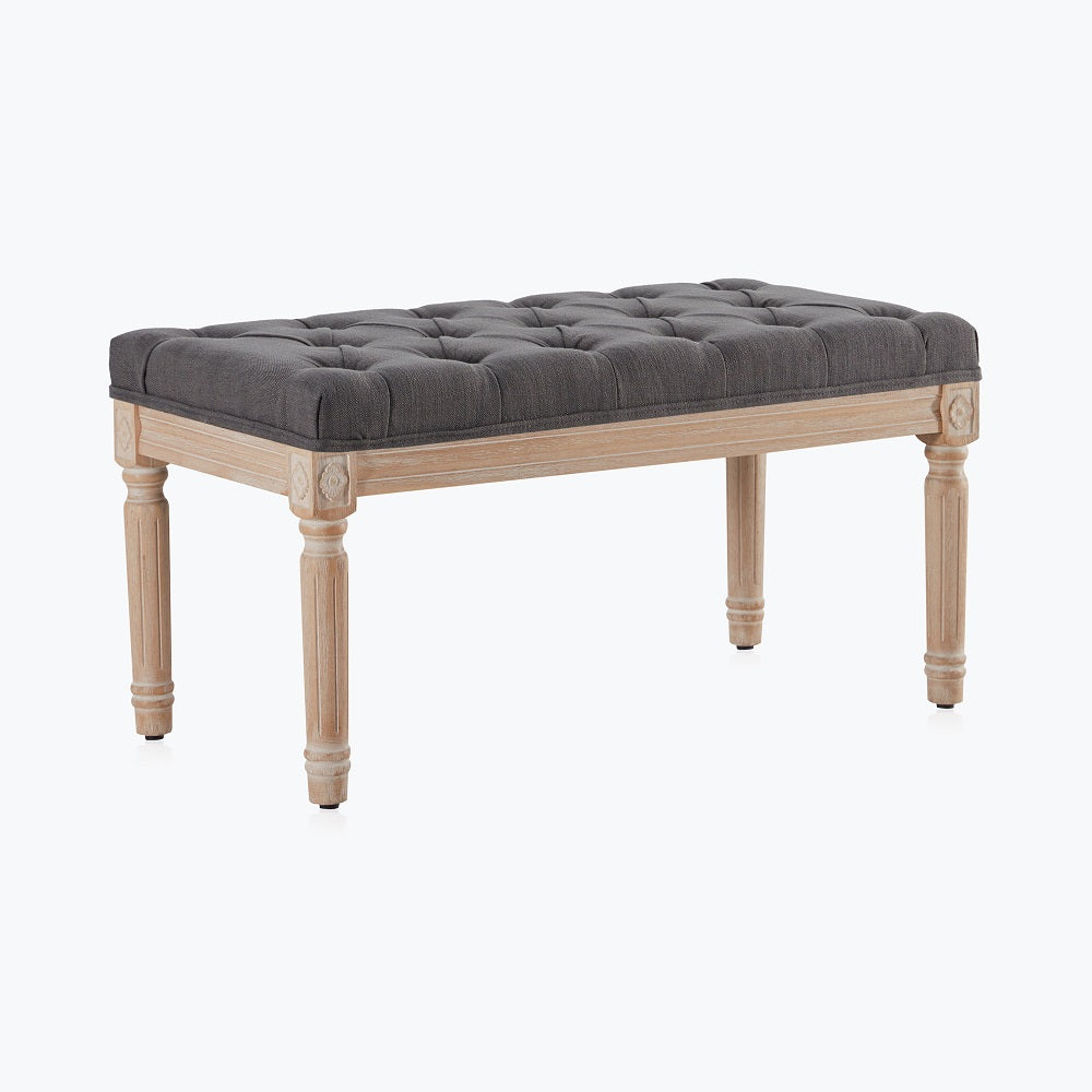 Arvin 32" Tufted Ottoman Bench