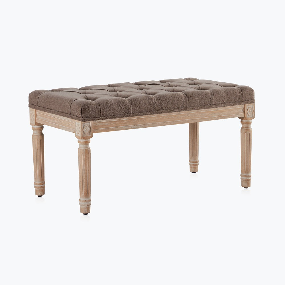 Arvin 32" Tufted Ottoman Bench