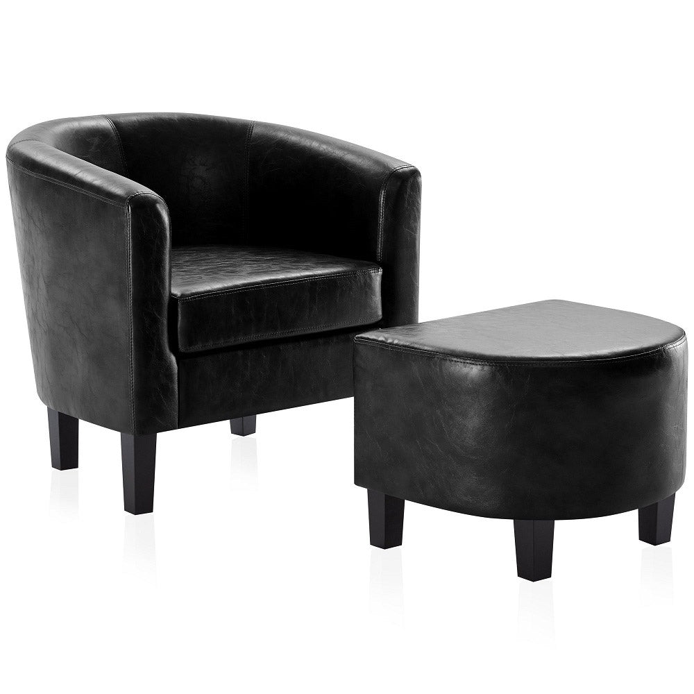 Lydia Chair with Ottoman Set