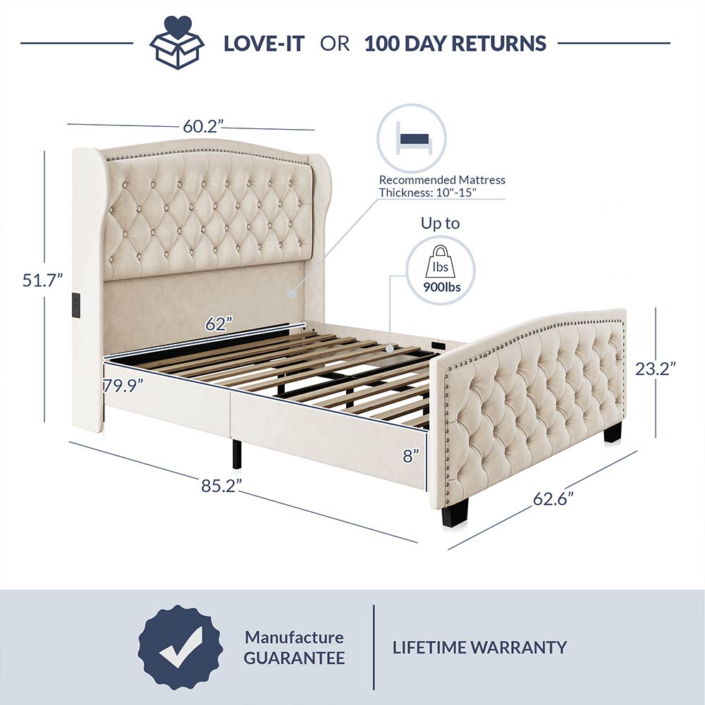 Oslo Bed Queen Size