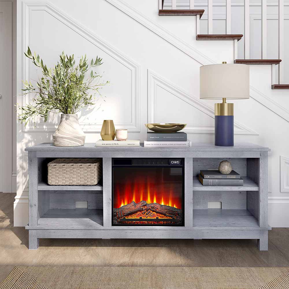 Charmant Modern Fireplace TV Stand for 65+ Inch TV