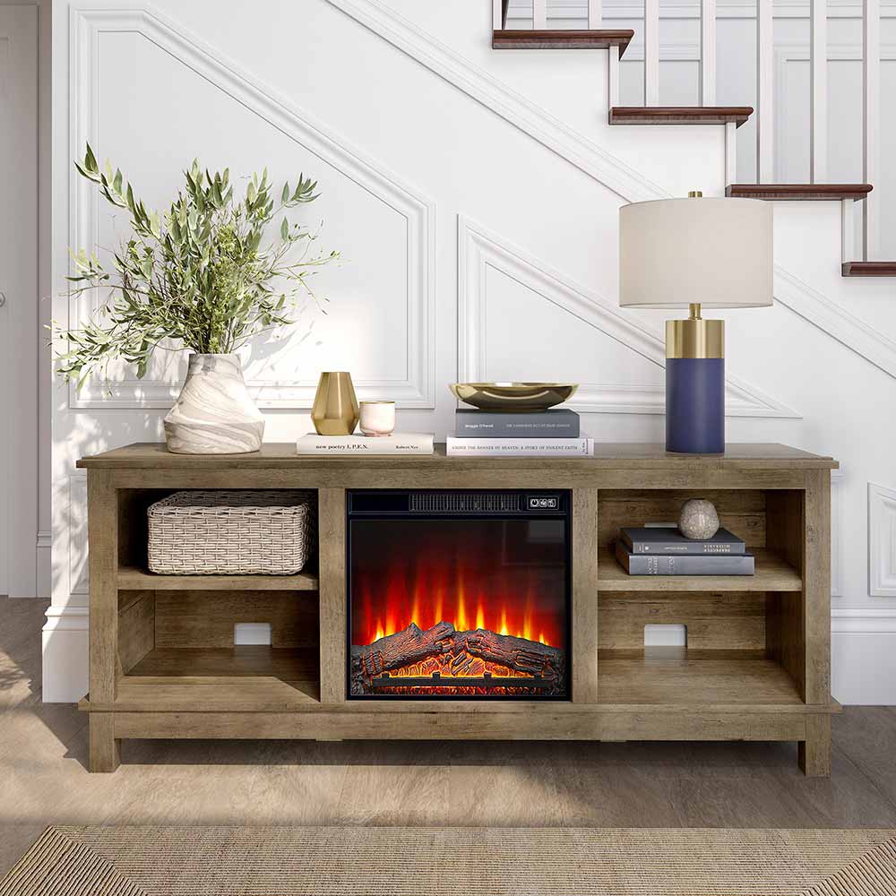 Charmant Modern Fireplace TV Stand for 65+ Inch TV