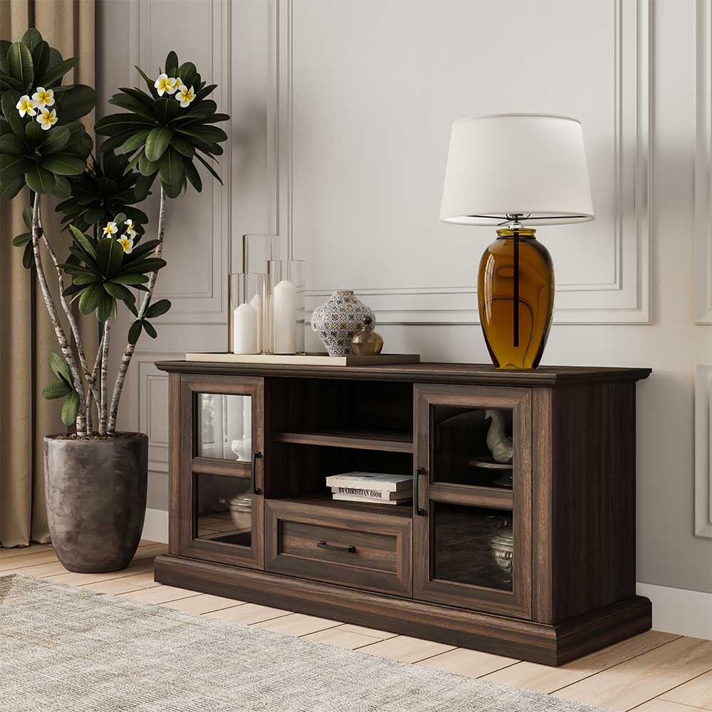 Trussati Modern Farmhouse TV Stand for TVs up to 70″