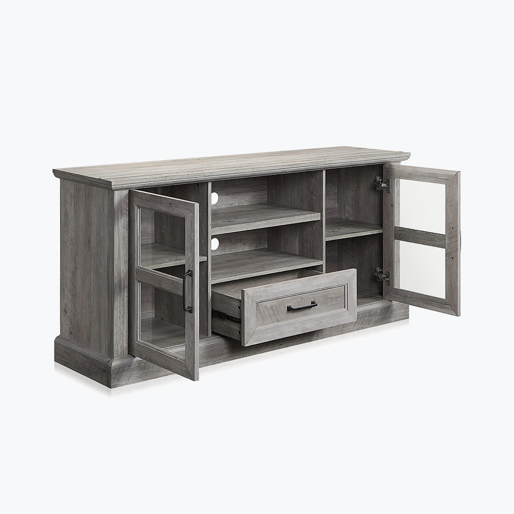 Trussati Modern Farmhouse TV Stand for TVs up to 70″