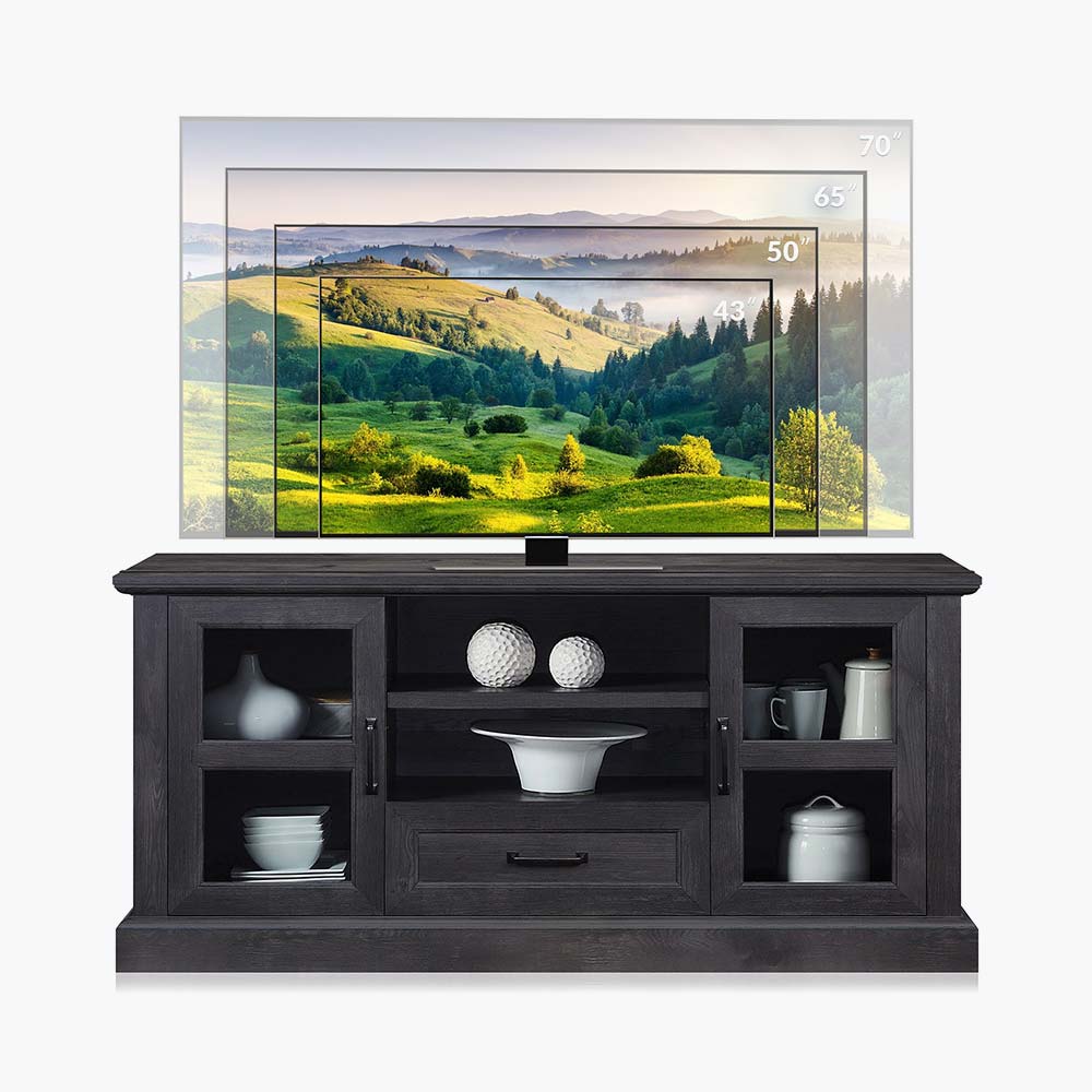 Trussati Modern Farmhouse TV Stand for TVs up to 70″