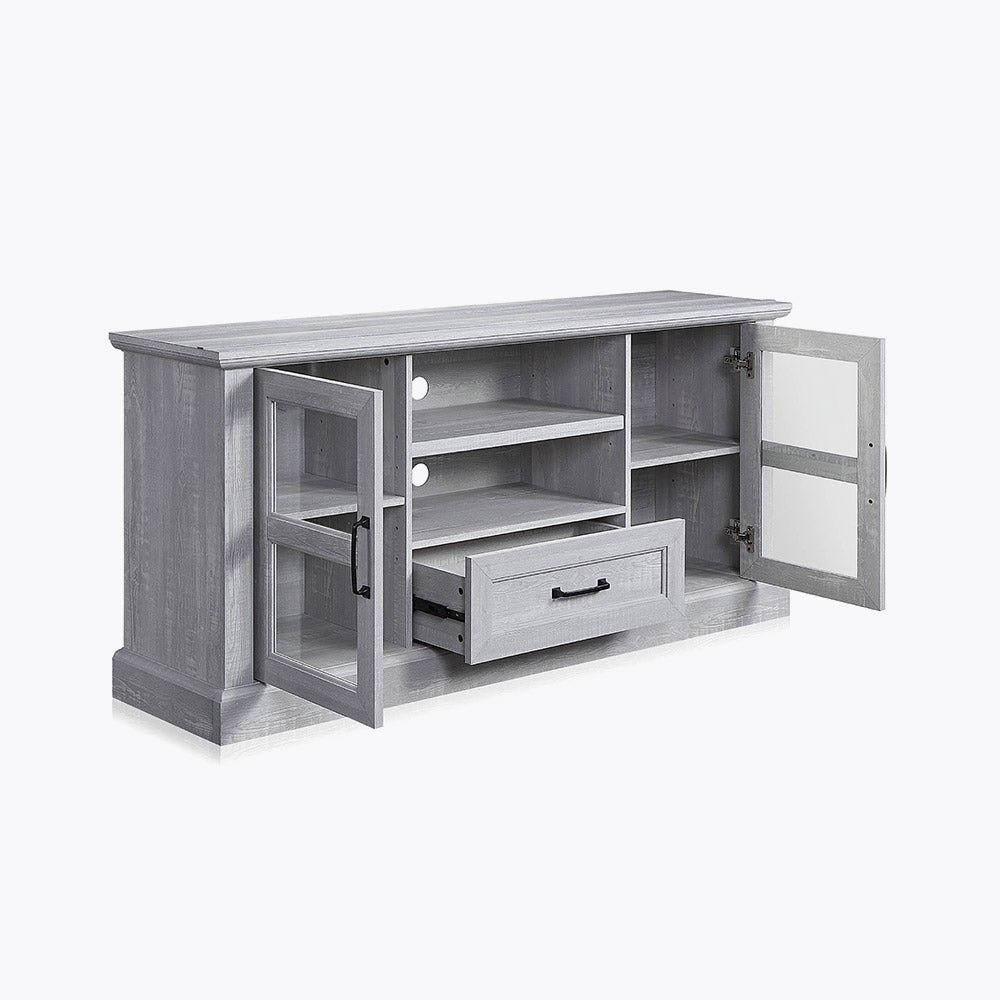 Trussati Modern Farmhouse TV Stand for TVs up to 70″