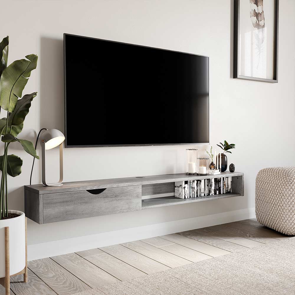 Beckett 60'' Floating Wall Mounted TV Console