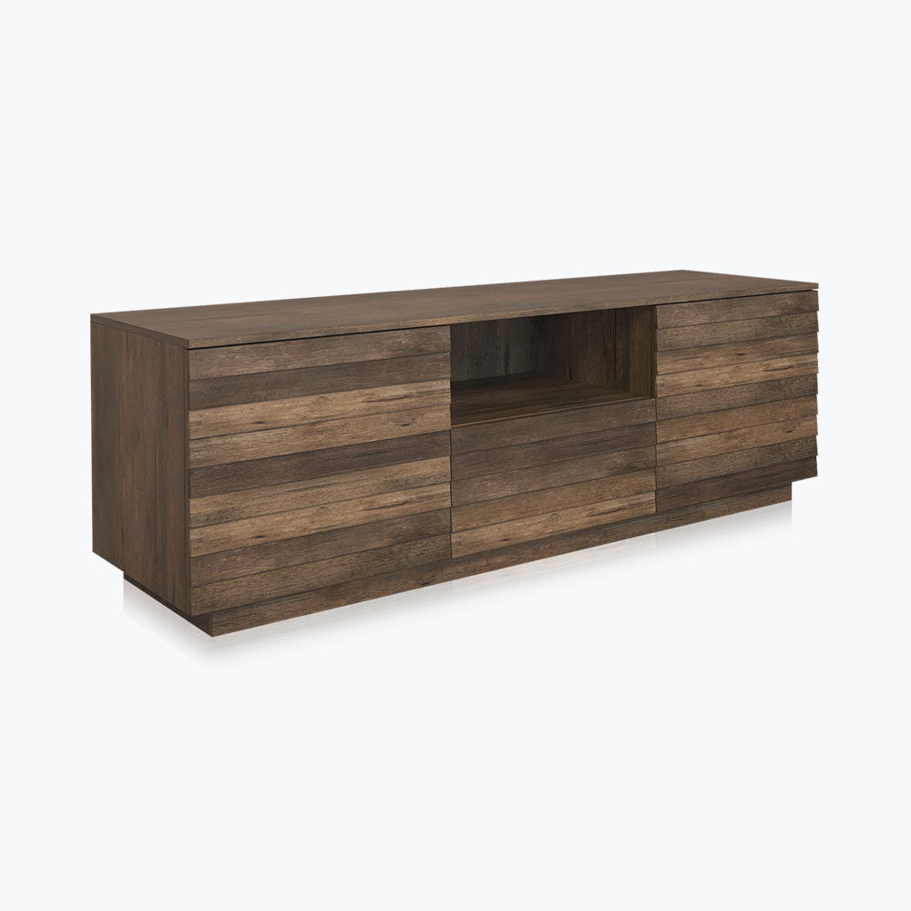 Discover Low Profile Farmhouse TV Stand for 75+ Inch TV