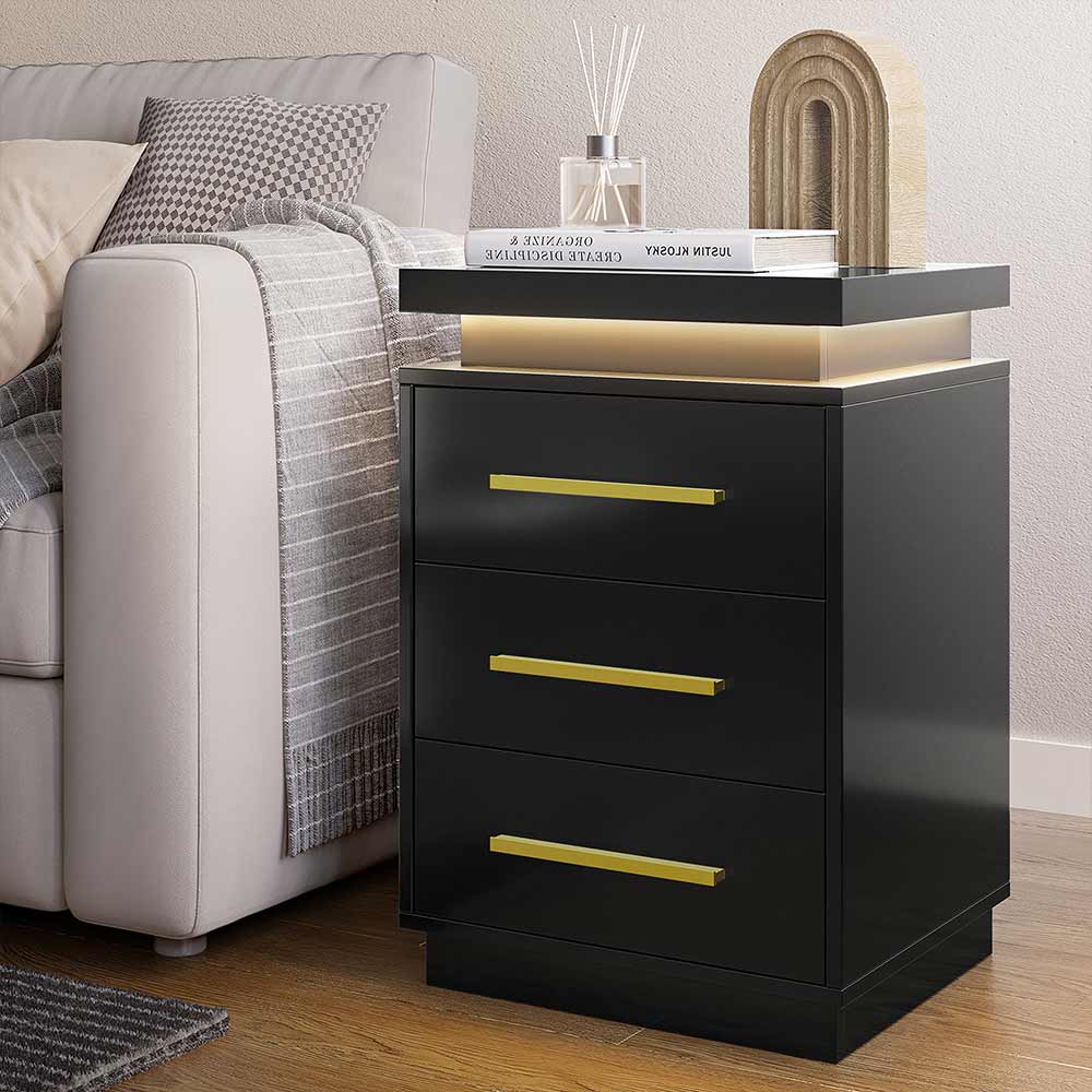 Zoey Accent Table with 3 Drawers