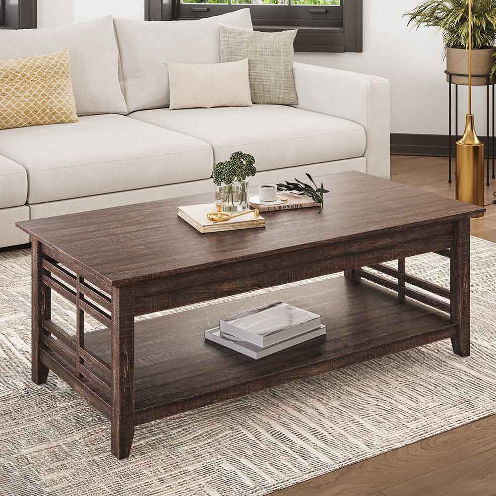 Norrell Dark Wood Coffee Table