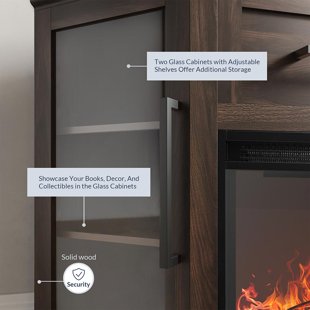 Dale Corner Fireplace TV Stand For TVs up to 43