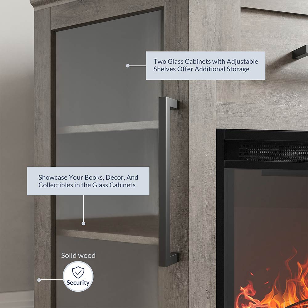 Dale Corner Fireplace TV Stand For TVs up to 43