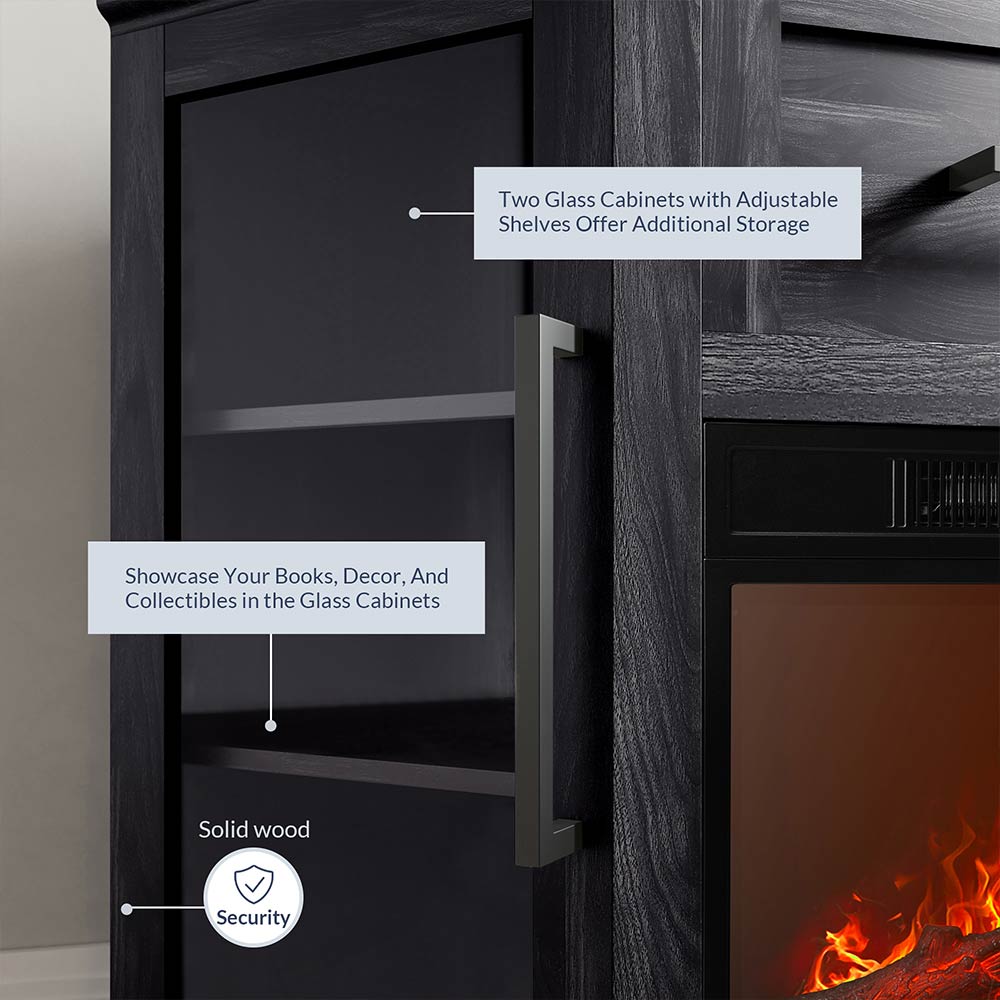 Dale Corner Fireplace TV Stand For TVs up to 43