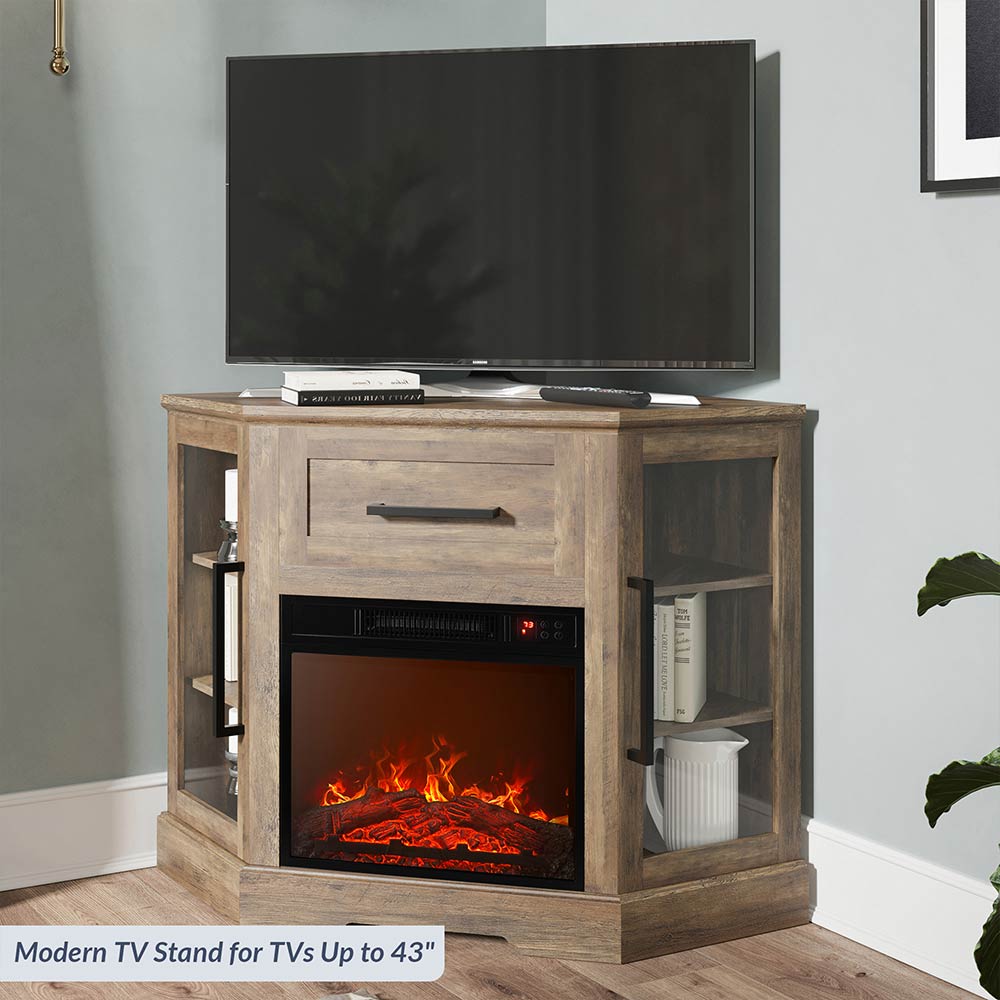 Dale Corner Fireplace TV Stand For TVs up to 43