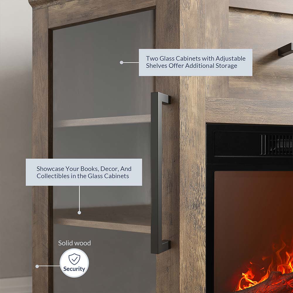Dale Corner Fireplace TV Stand For TVs up to 43
