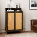 4-tier Rattan Door Entryway Shoe Cabinet