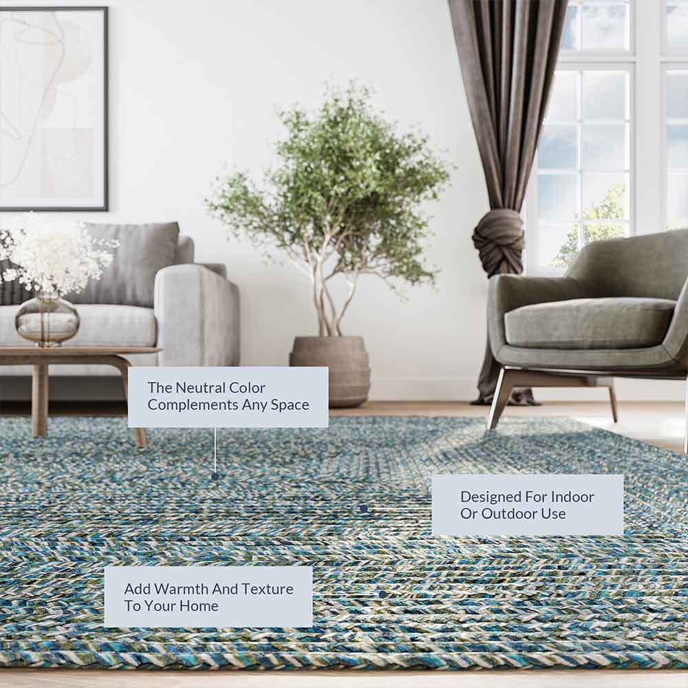 Braided Indoor/Outdoor Area Rug