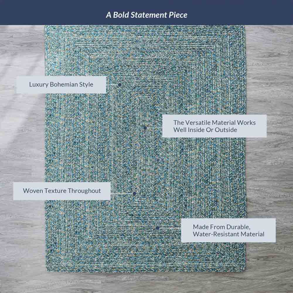 Braided Indoor/Outdoor Area Rug