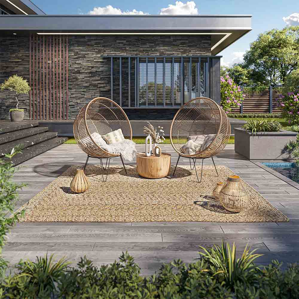 Braided Indoor/Outdoor Area Rug