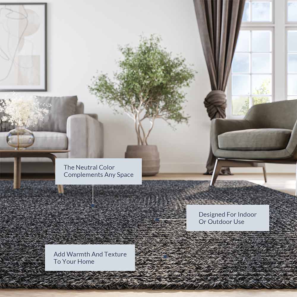 Braided Indoor/Outdoor Area Rug