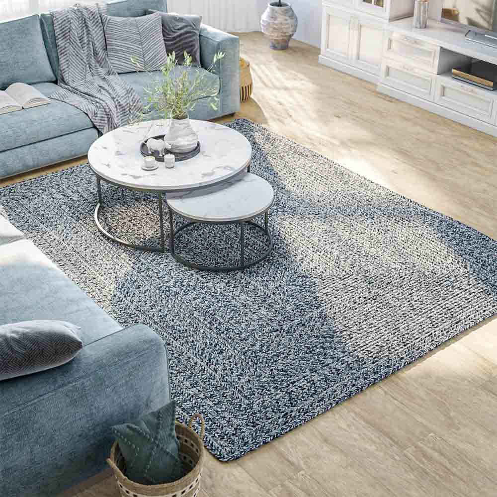 Braided Indoor/Outdoor Area Rug, 8'x10', 5'x8', 4'x6', 3'x5', 2'x3'