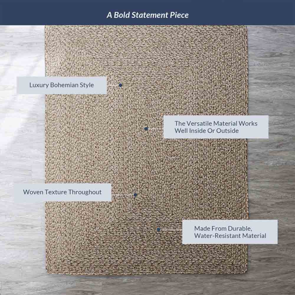 Braided Indoor/Outdoor Area Rug