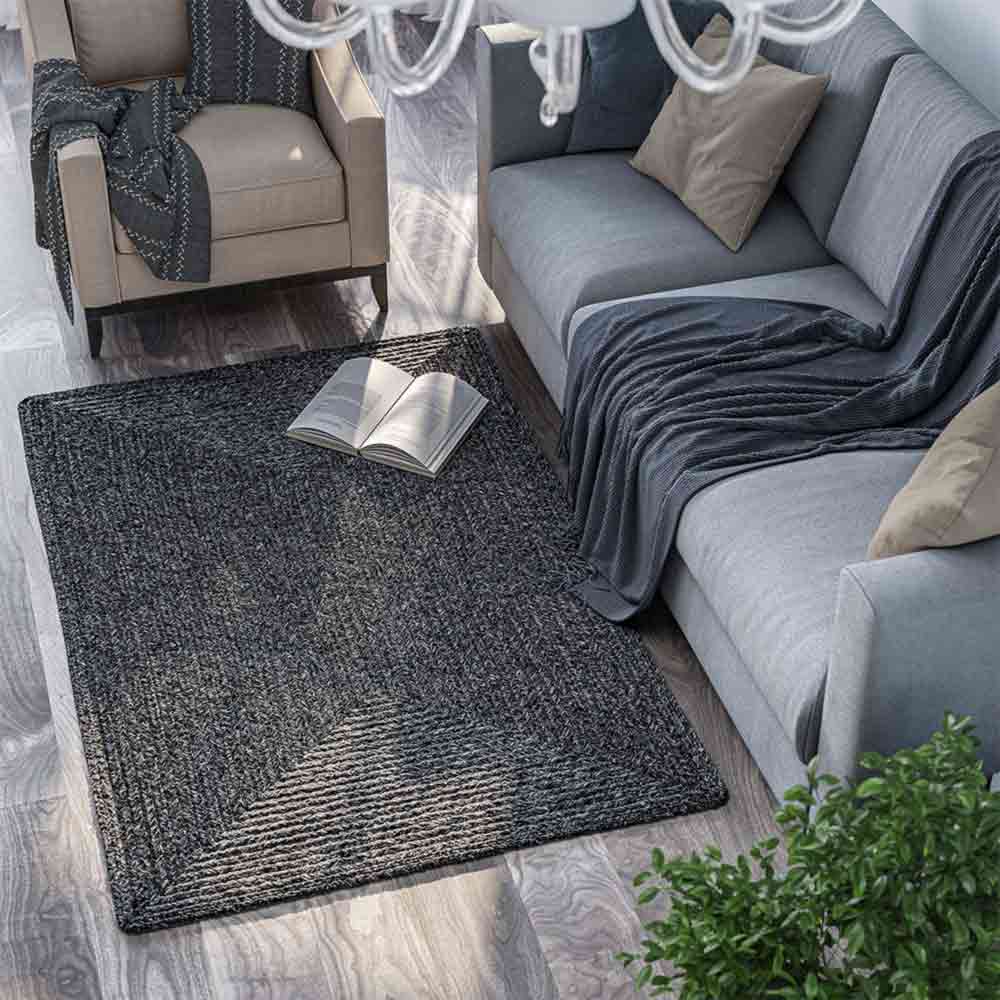 Braided Indoor/Outdoor Area Rug, 8'x10', 5'x8', 4'x6', 3'x5', 2'x3'