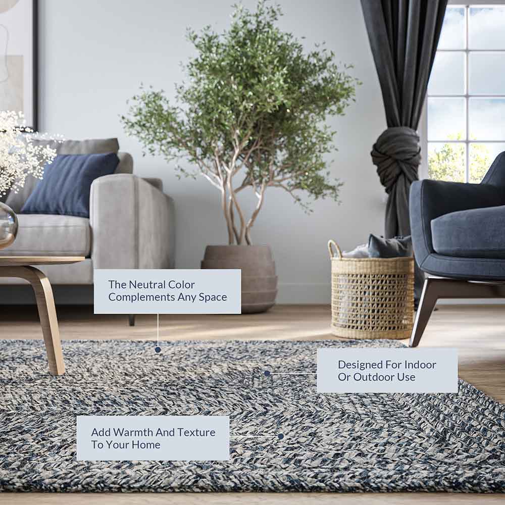Braided Indoor/Outdoor Area Rug