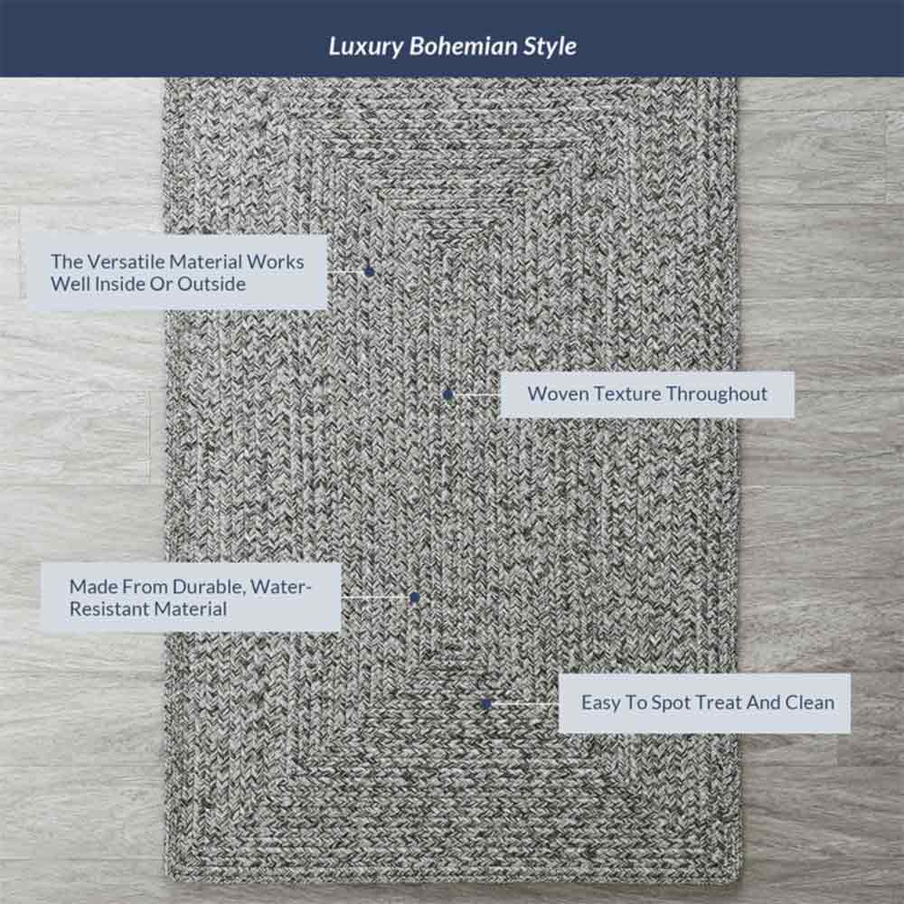 Braided Indoor/Outdoor Area Rug