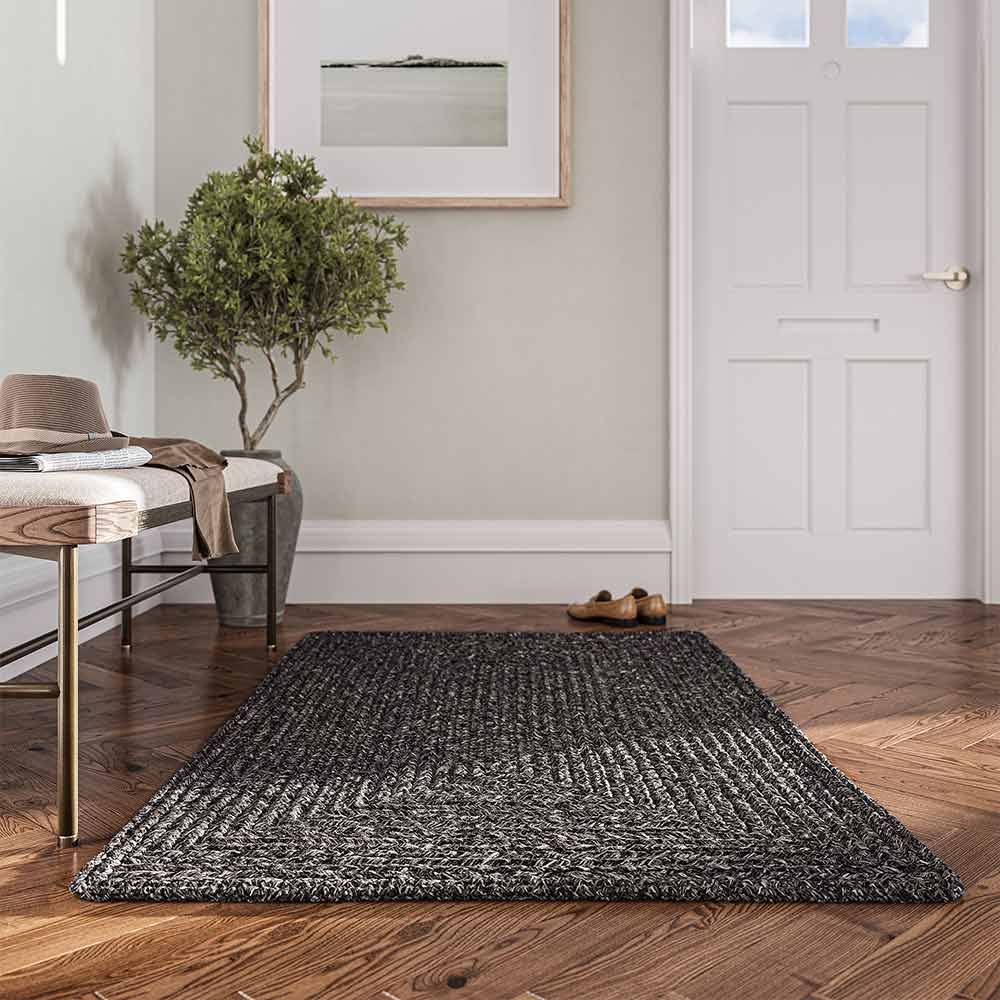 Braided Indoor/Outdoor Area Rug, 8'x10', 5'x8', 4'x6', 3'x5', 2'x3'