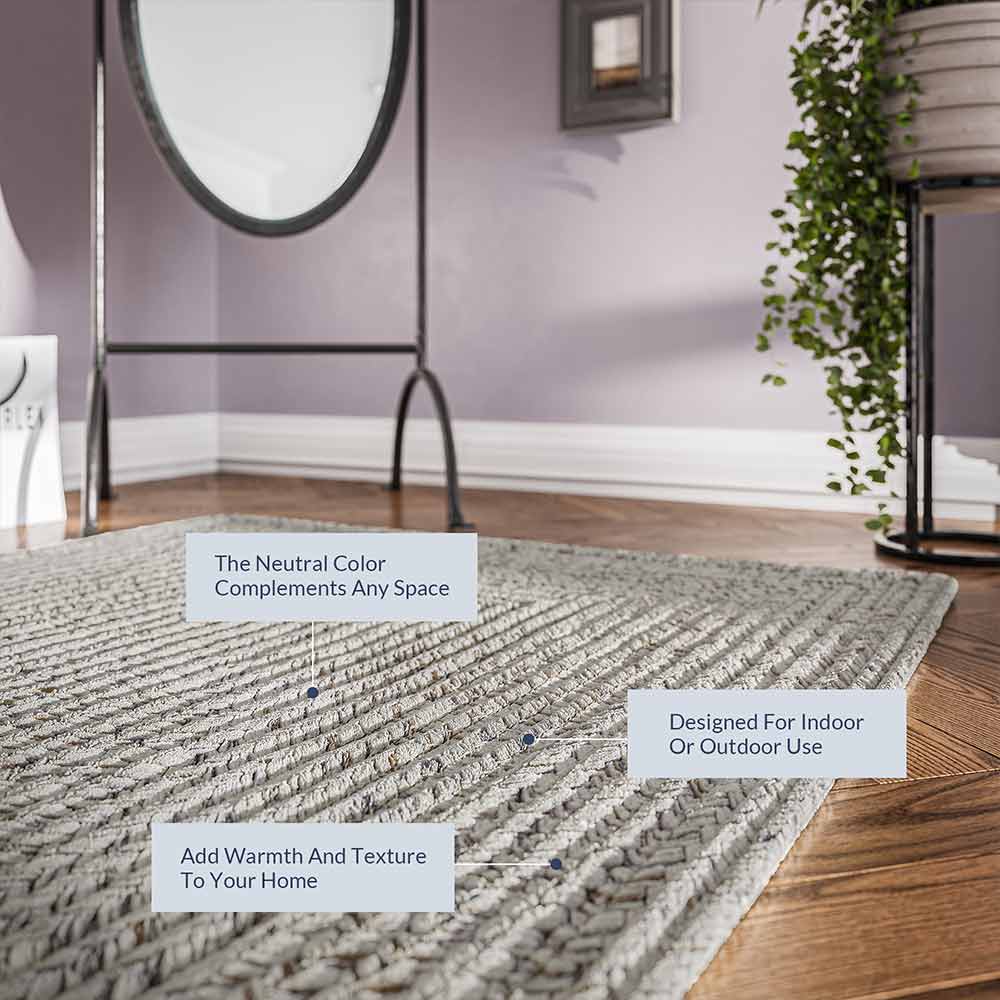 Braided Indoor/Outdoor Area Rug