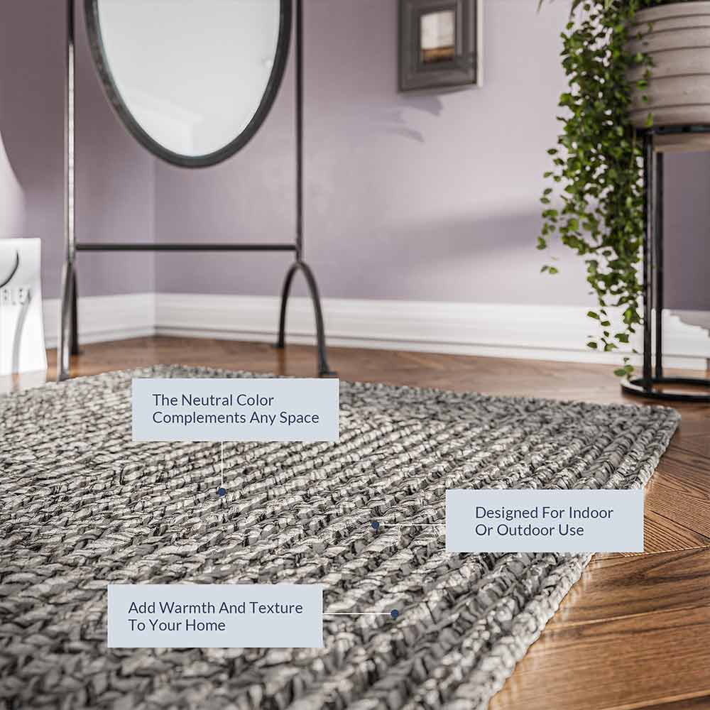 Braided Indoor/Outdoor Area Rug