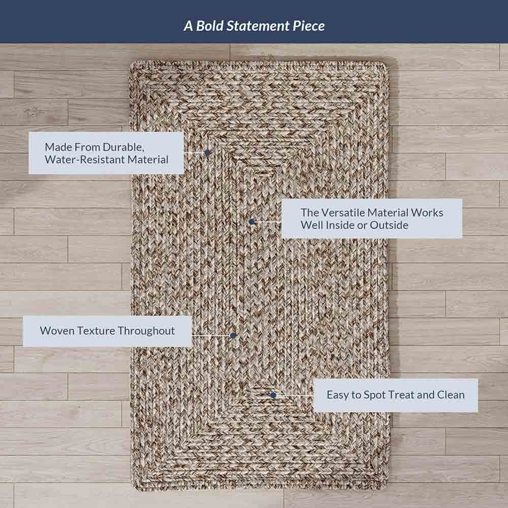 Braided Indoor/Outdoor Area Rug
