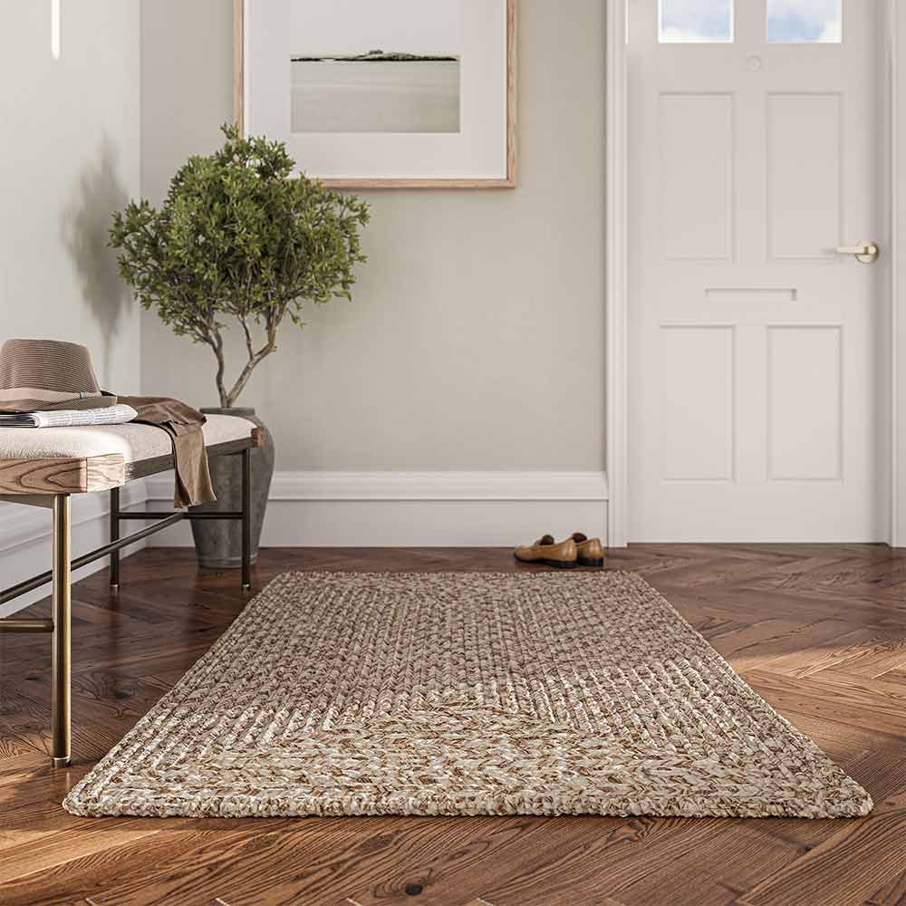 Braided Indoor/Outdoor Area Rug, 8'x10', 5'x8', 4'x6', 3'x5', 2'x3'