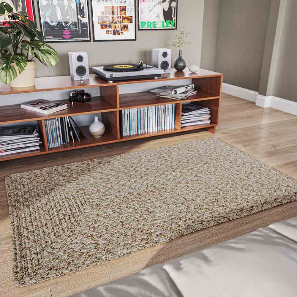 Braided Indoor/Outdoor Area Rug, 8'x10', 5'x8', 4'x6', 3'x5', 2'x3'