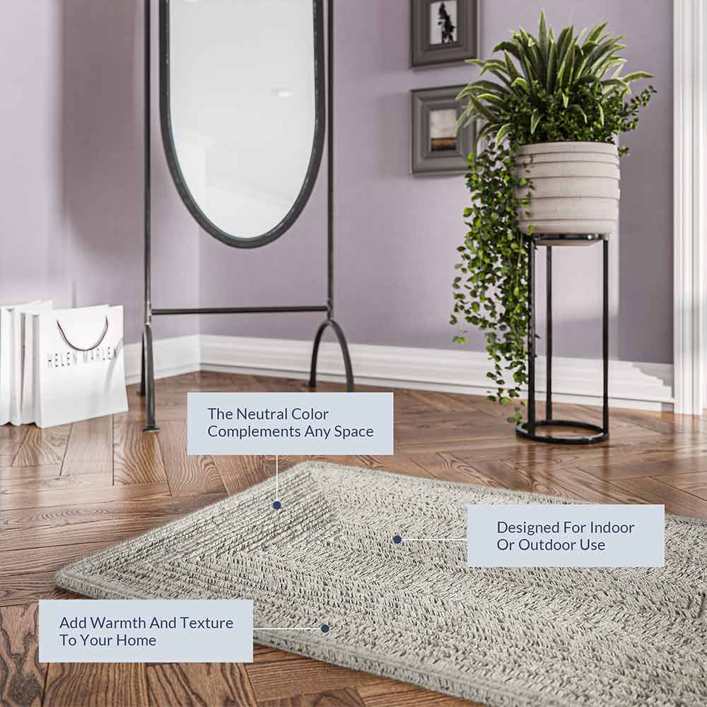 Braided Indoor/Outdoor Area Rug