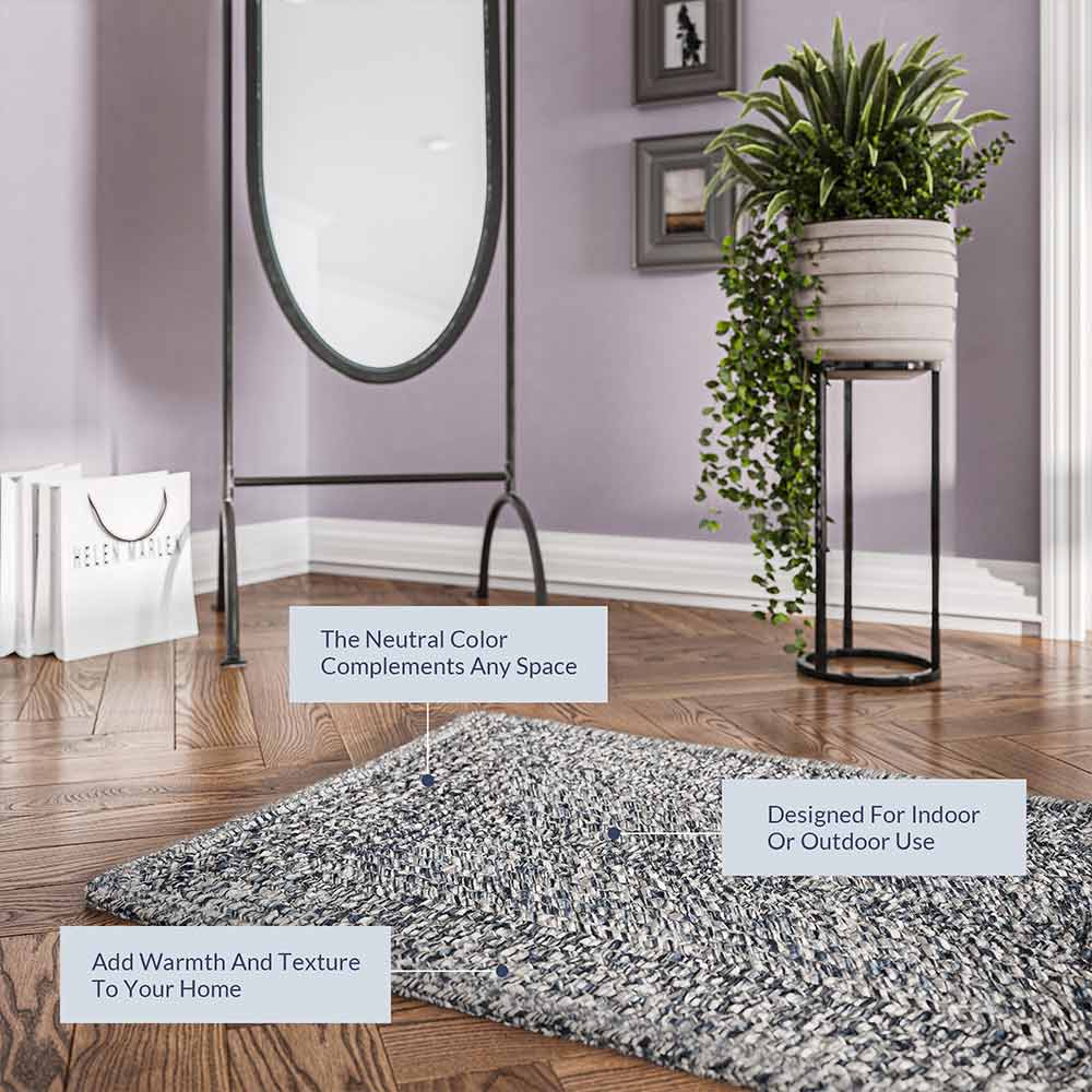 Braided Indoor/Outdoor Area Rug