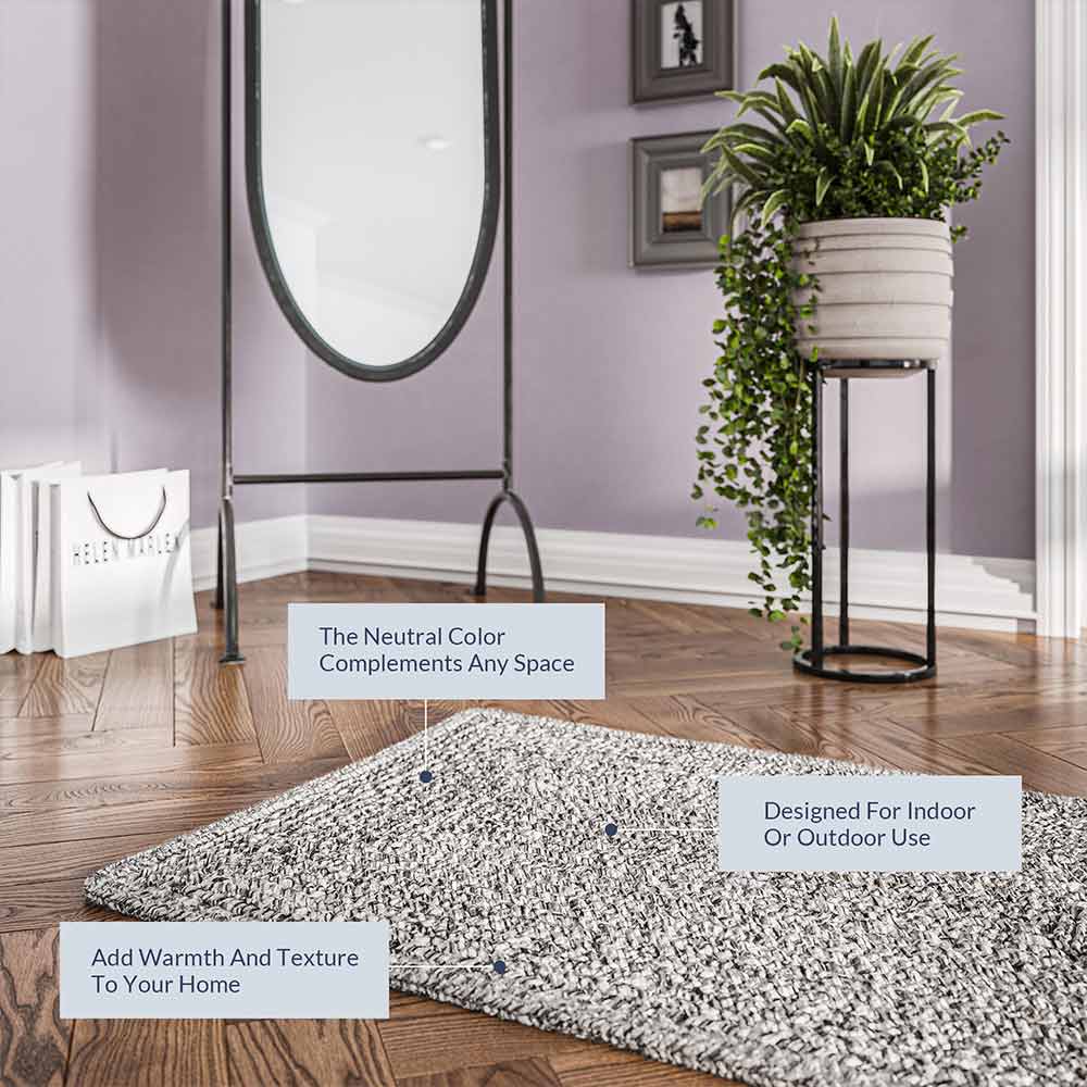 Braided Indoor/Outdoor Area Rug