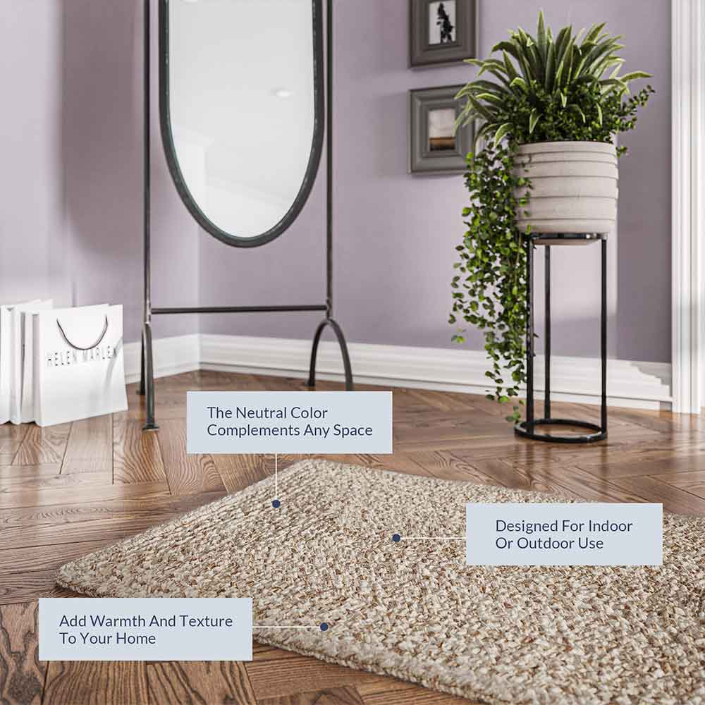 Braided Indoor/Outdoor Area Rug