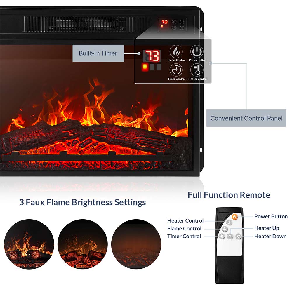 23" Electric Fireplace