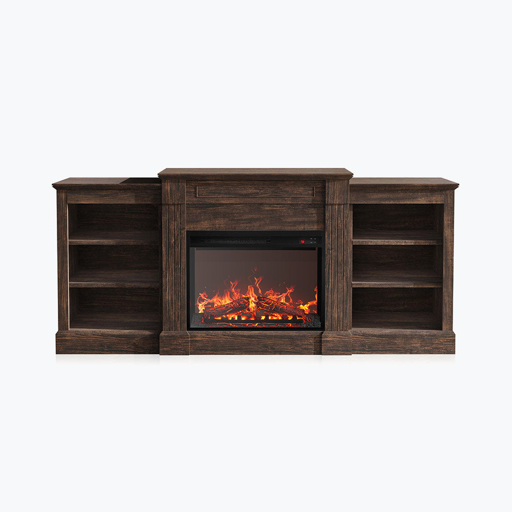 Lenore Modern TV Stand with Fireplace for 65+ Inch TV