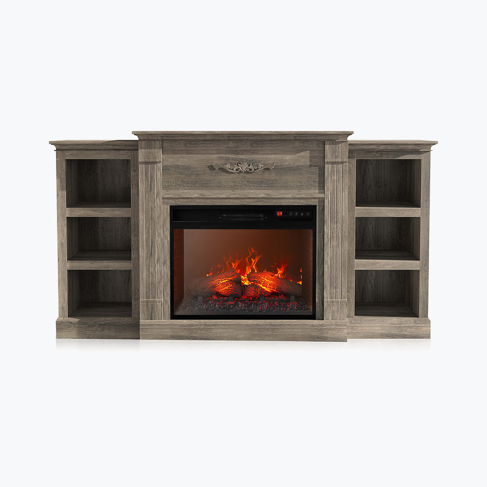 Lenore Modern Fireplace TV Stand for TVs Up to 80 Inches