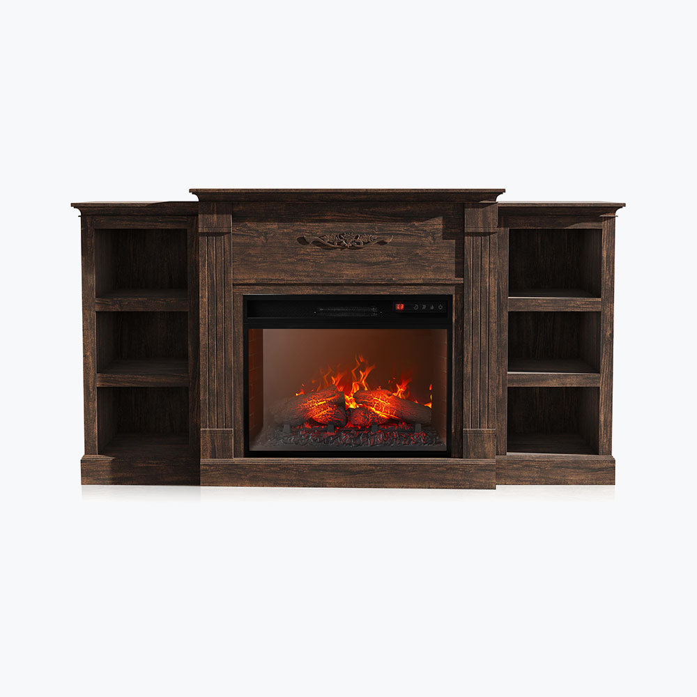 Lenore Modern Fireplace TV Stand for TVs Up to 80 Inches