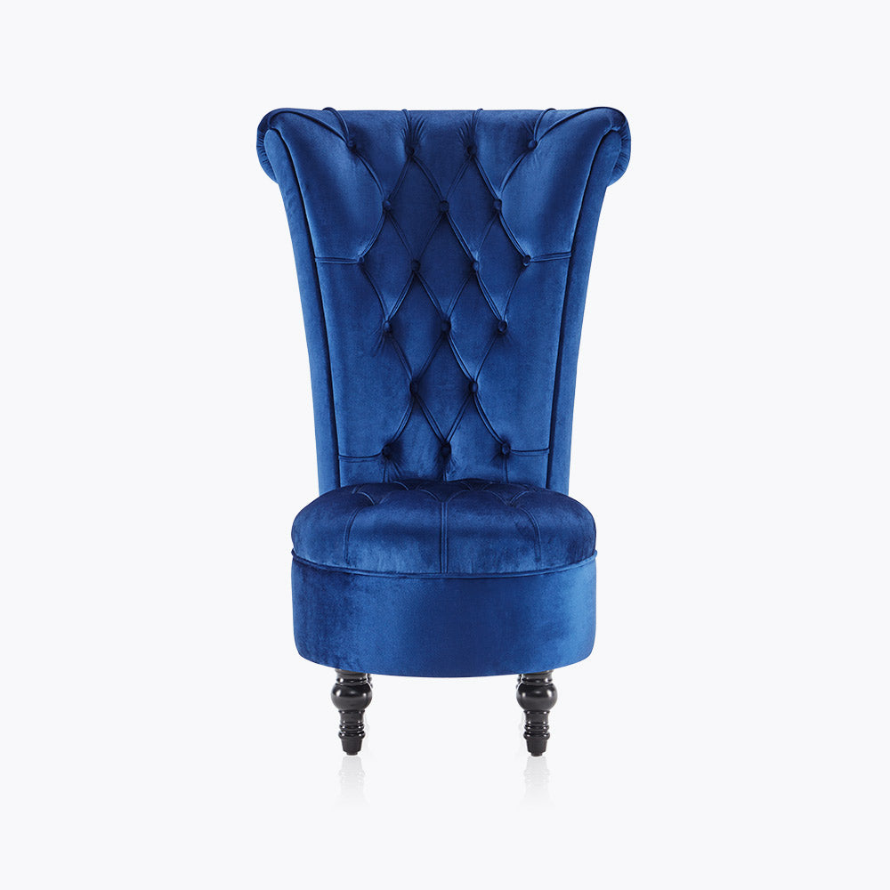 Tufted High Back Accent Chair